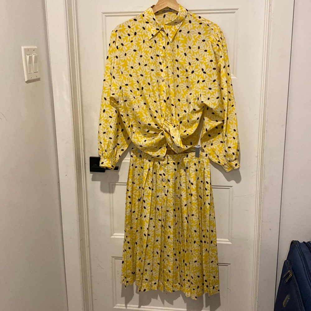 Vintage Jaeger coord skirt and blouse